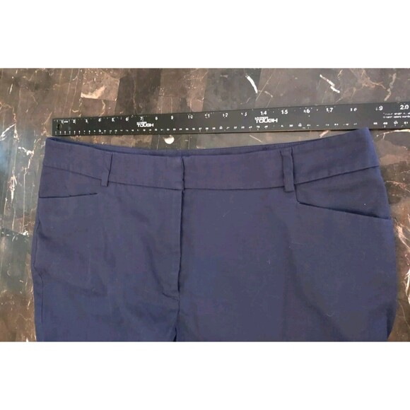 Dana Buchman Navy Blue Dress Pants Work Uniform Slacks Womens Sz 16 Straight Leg - Picture 7 of 10